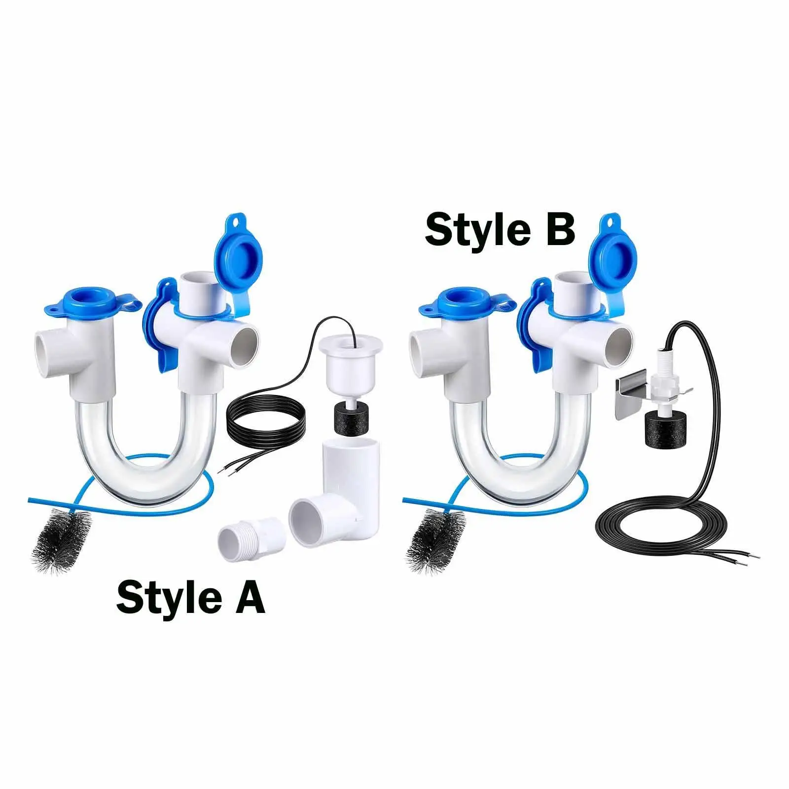 Piège à condensats avec brosse de nettoyage pour drain efficacement le dortoir à condensats