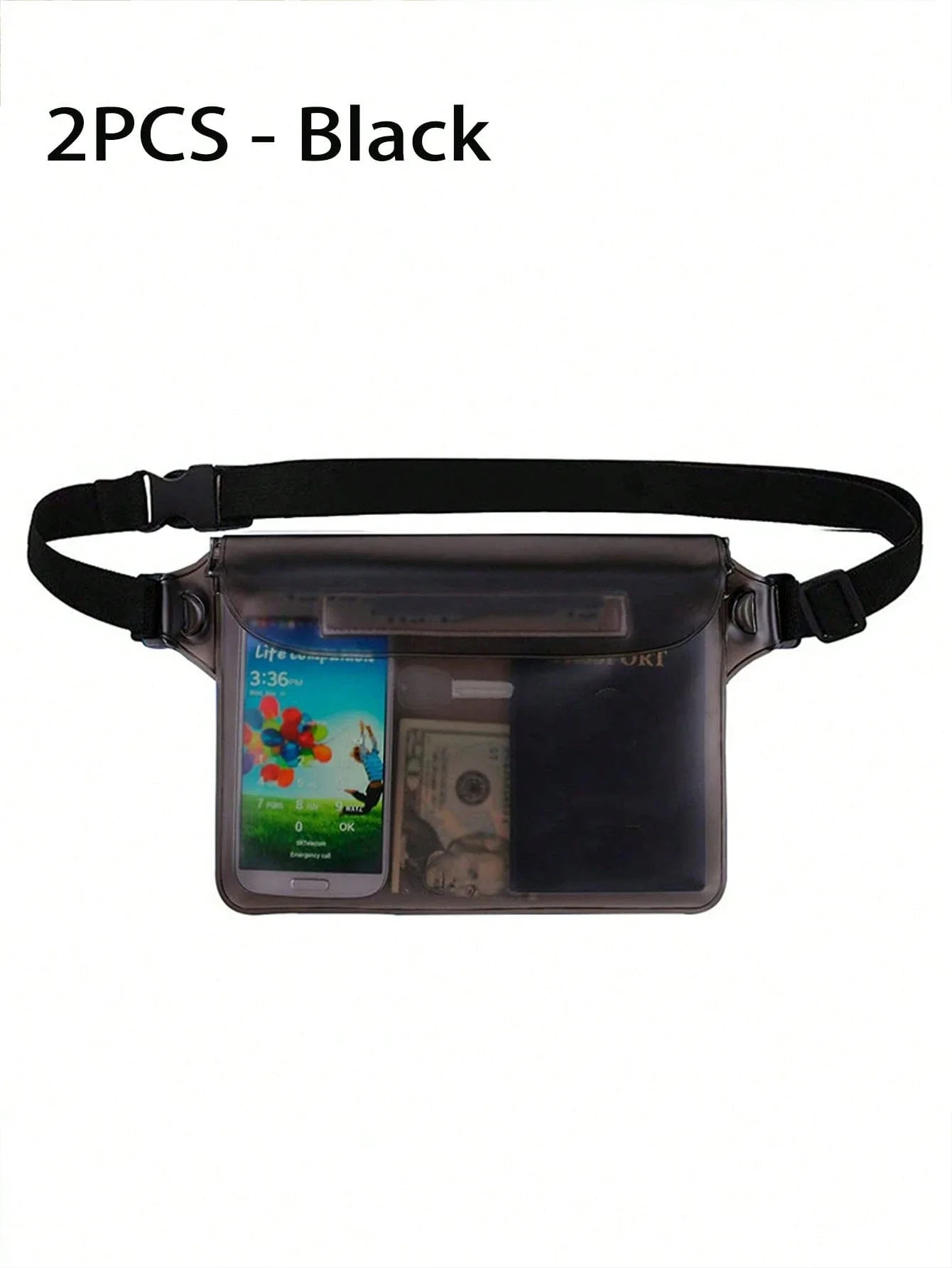 

Waterproof Waist Bag Triple Sealed Phone Pouch For Swimming Snorkeling Boating Beach Outdoor Sports