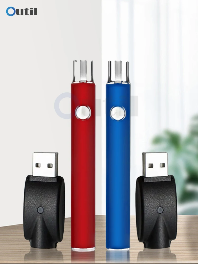 

650mAh 510 Interface Cbd Preheat Battery Electric Complex Iron Battery Push Button Regulator Fever Device Heating Kit