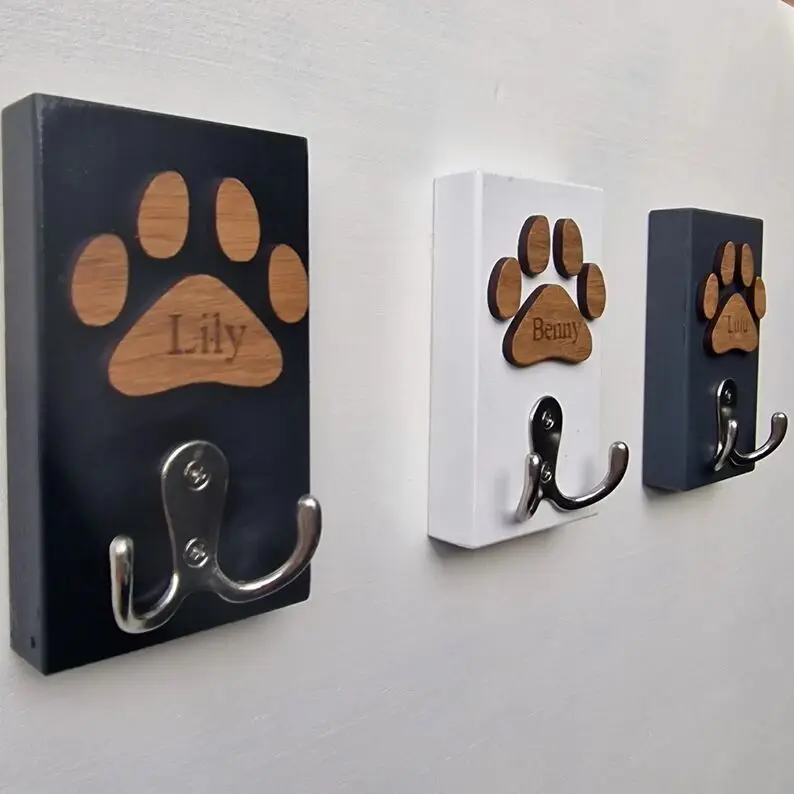 

Personalised Lead Hanger, Dog Lead Hanger, Dog Lead Hook