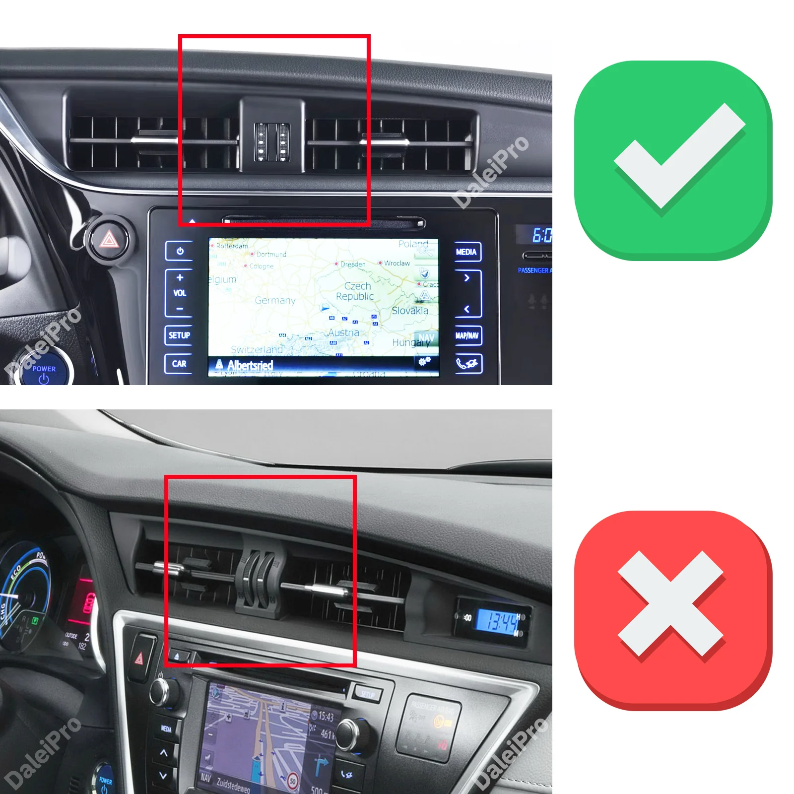 For Toyota Corolla E170 2017-2018  MK11 Vehicle-Specific Phone Holder Base Smart Car Phone Mount 66W Charging Holder Accessories