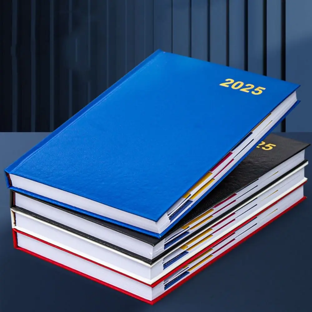 Portable A5 2025 Agenda Book Planner Reminder Office Supplies Schedule Book PU Creative Daily Planner Students