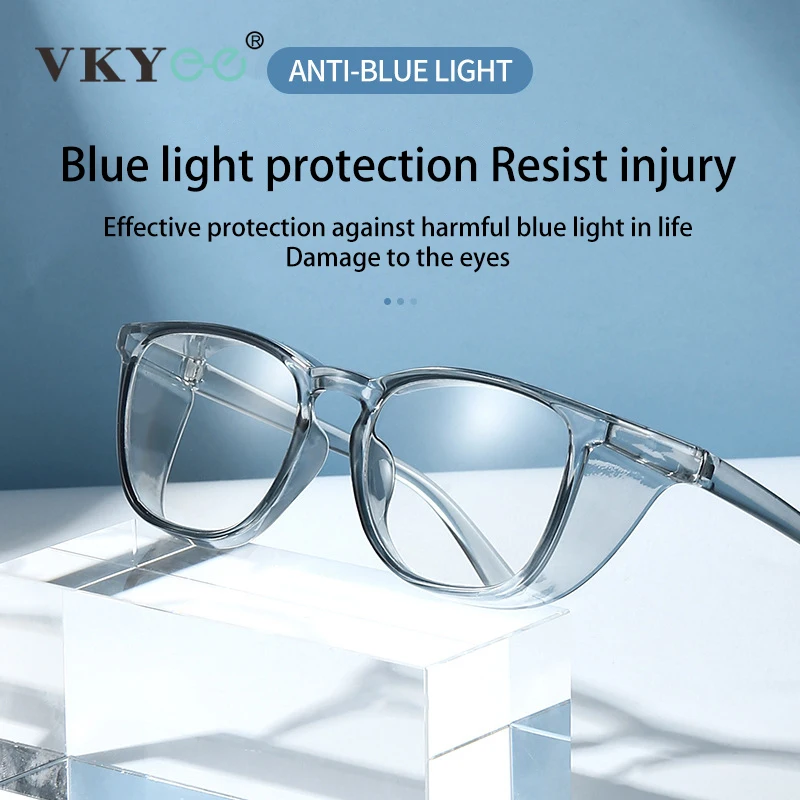 

VICKY Classic Fashion High Quality Anti-blue Light Women's Goggles Labor Glasses Men's Safety Glasses TR90