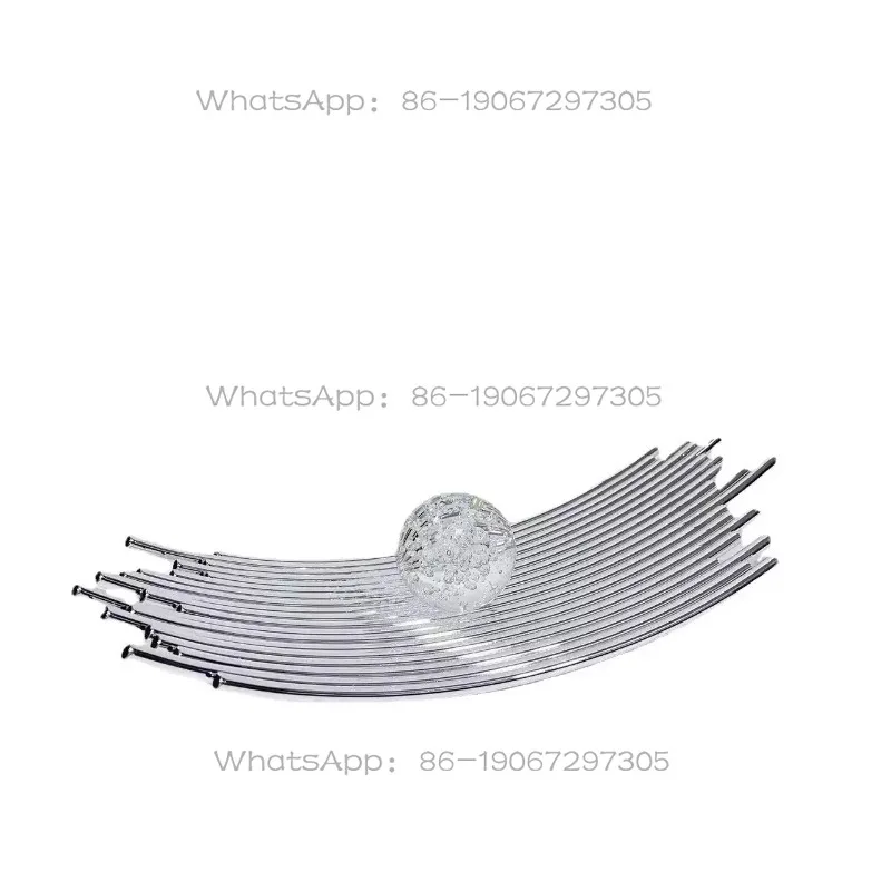 Modern Irregular Art Metal Tray Living Room Dining Table Storage Decorative Ornament