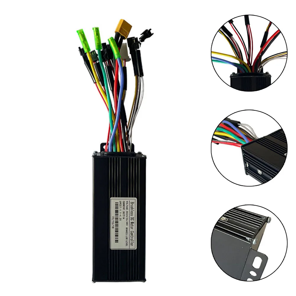 JN 36/48V E-bike Sine Wave 26A 500/750W SM Three Mode Brushless Controller For Electric Bicycle Tricycle Ebike E-Scooter Parts