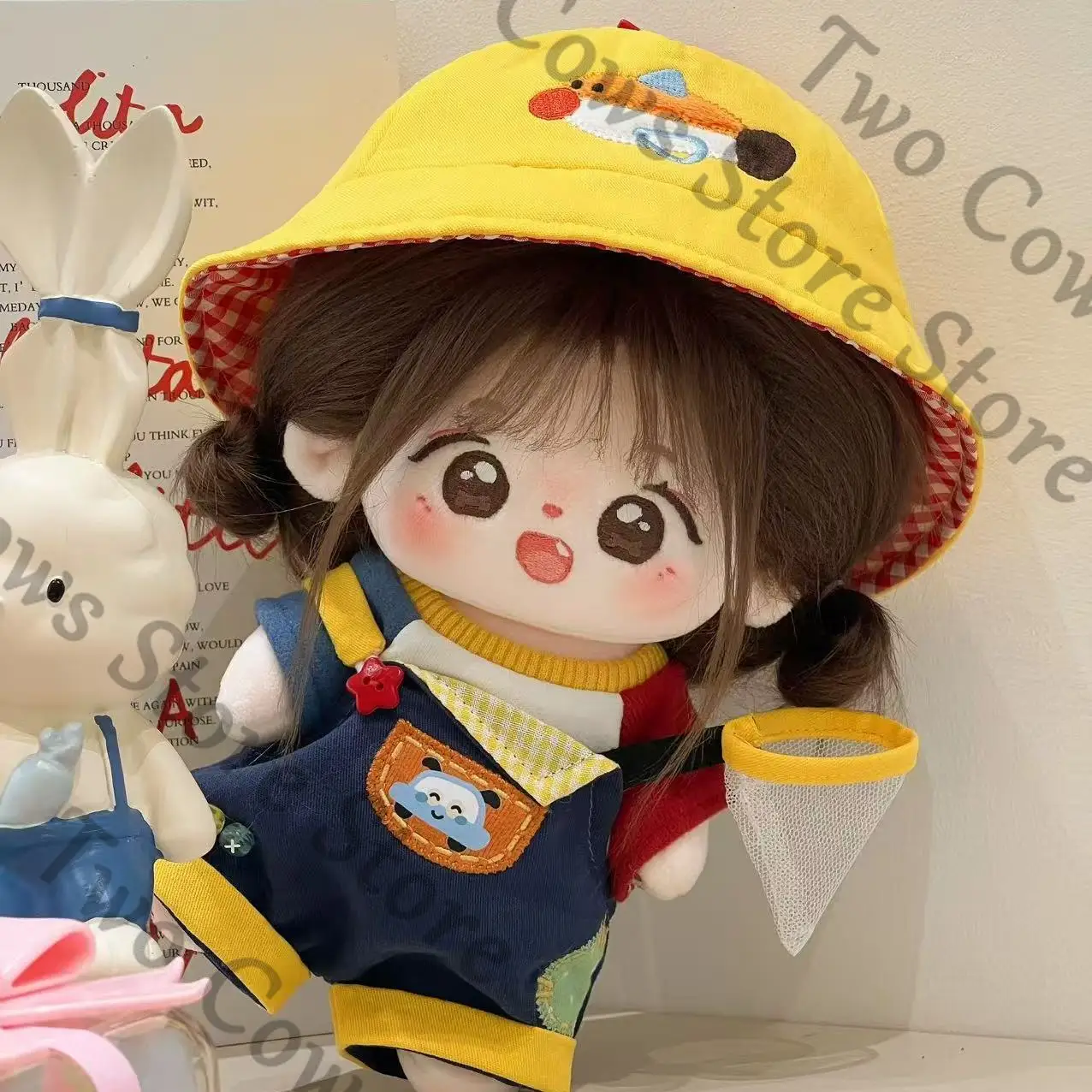 Série d'excursions en plein air de 20 cm : ensemble de vêtements de poupée en coton - Tenues super mignonnes pour poupées et jouets en peluche, costumes remplaçables