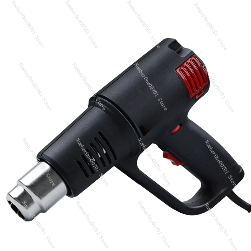 Heat gun edge banding heating drying gun heat shrinkable film hair dryer film baking gun digital display color change waxing