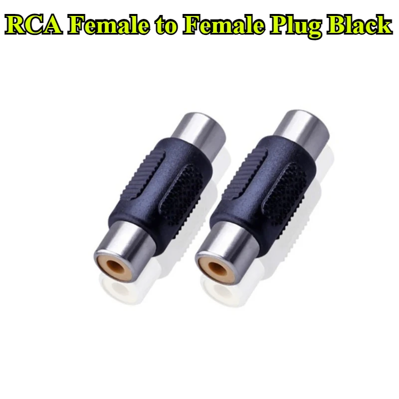 5/10Pcs/lot RCA Straight-through Audio and Video Female to Female Plug RCA Audio Lotus Butt Jack Socket Adapter Connector
