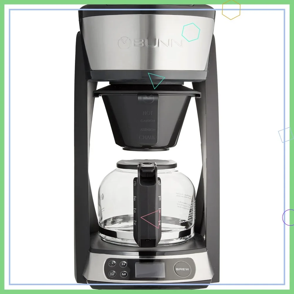 

10-Cup Programmable Coffee Maker, Stainless Steel, Fast Brew & Auto Shut-Off