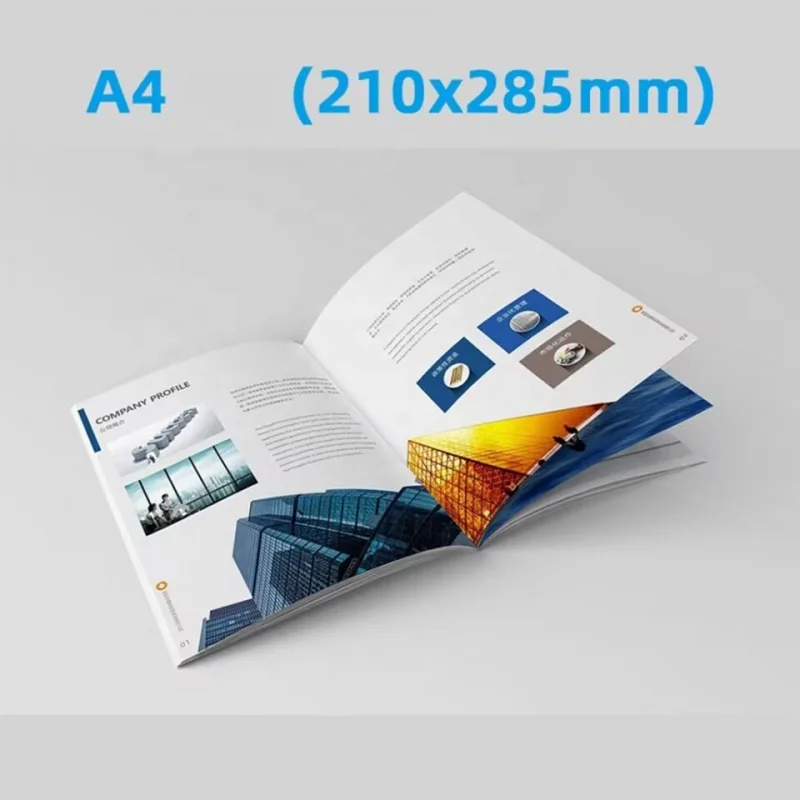 custom Custom Printing Cheap Flyers Leaflet Catalogue Brochure Magazine Hardcover Wholesale Book printing