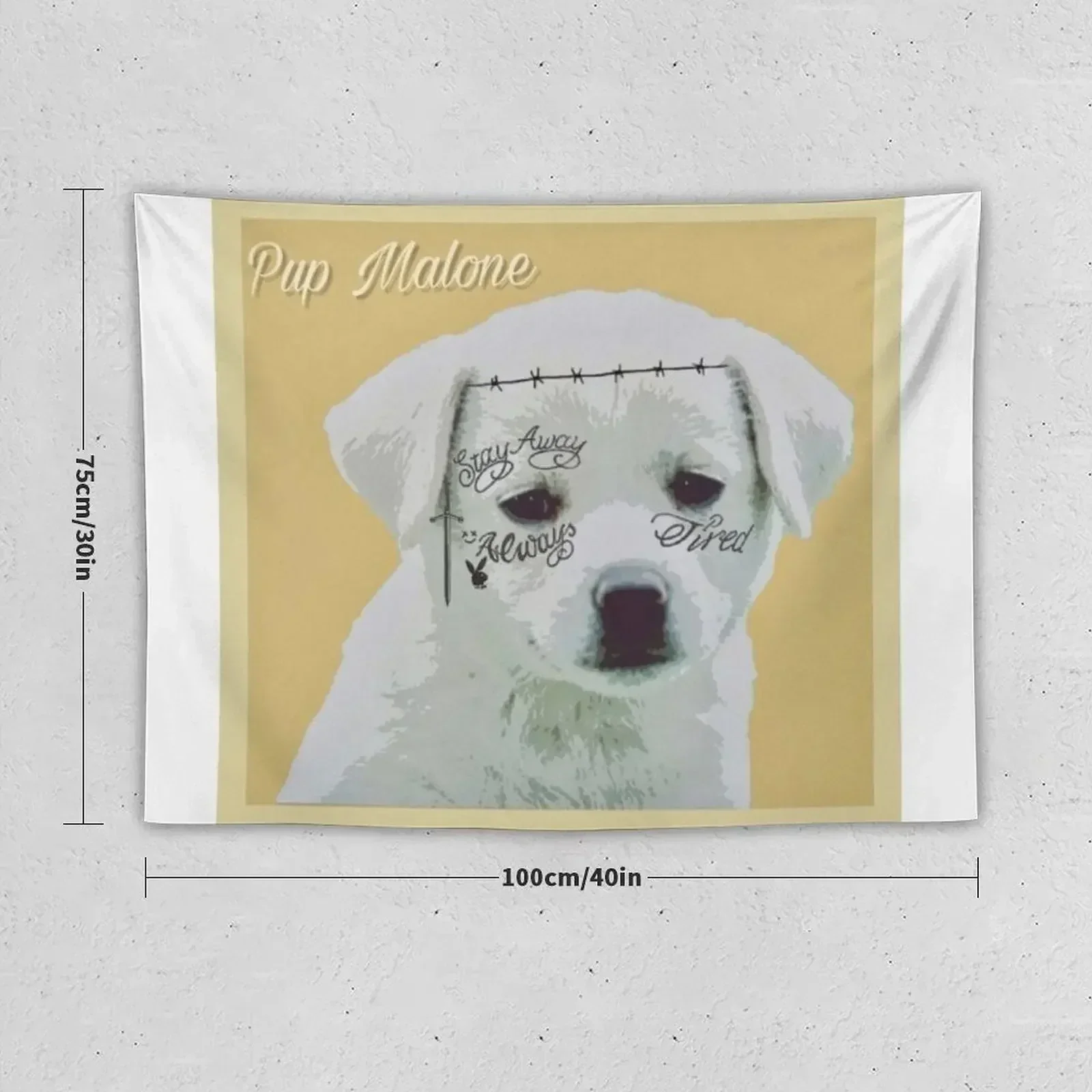 Pup Malone Tapestry Bedrooms Decorations Things To Decorate The Room Aesthetic Room Decorations Tapestry