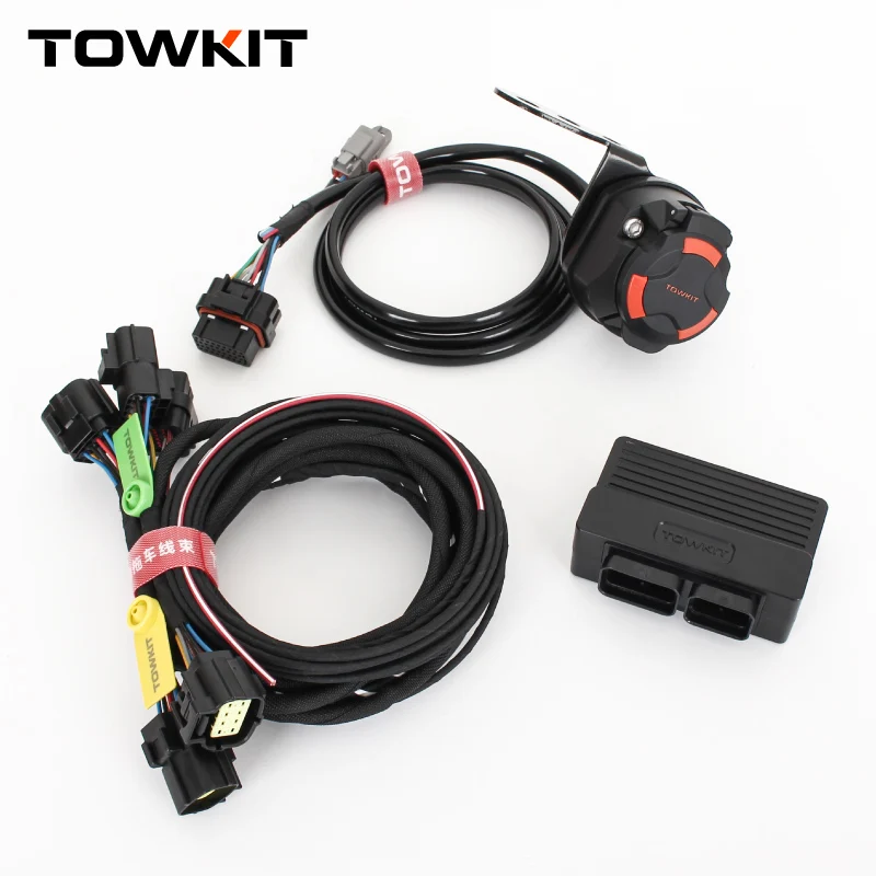 For GWM POER Trailer Wiring Harness Eur 13/7 pin trailer RV tail light signal Australia 12/7 pin GWM Cannon Trailer Socket