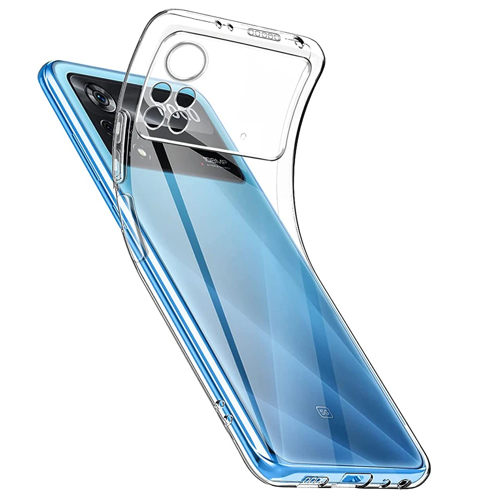 Fine Hole Protection Ultra-thin Transparent Clear TPU Case For POCO X4 Pro 5G Silicon soft case For Xiaomi Poco X4 Pro 5G Cover