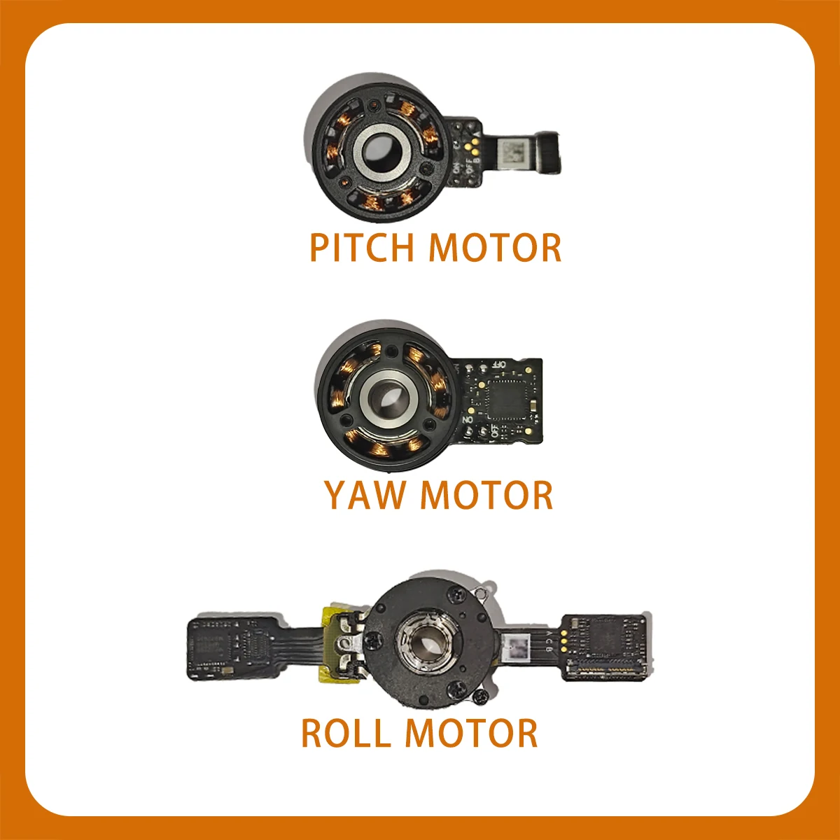 Gimbal yaw motor for DJI Mavic 3，Roll pitch Motor motherboard coil，For repair and replacement，Each one is tested