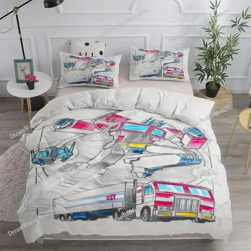 

3D Print Shin Getter Robot Duvet Cover Set King Queen Double Full Twin Single Size Fashion Polyester Bedding Set Luxury Gift