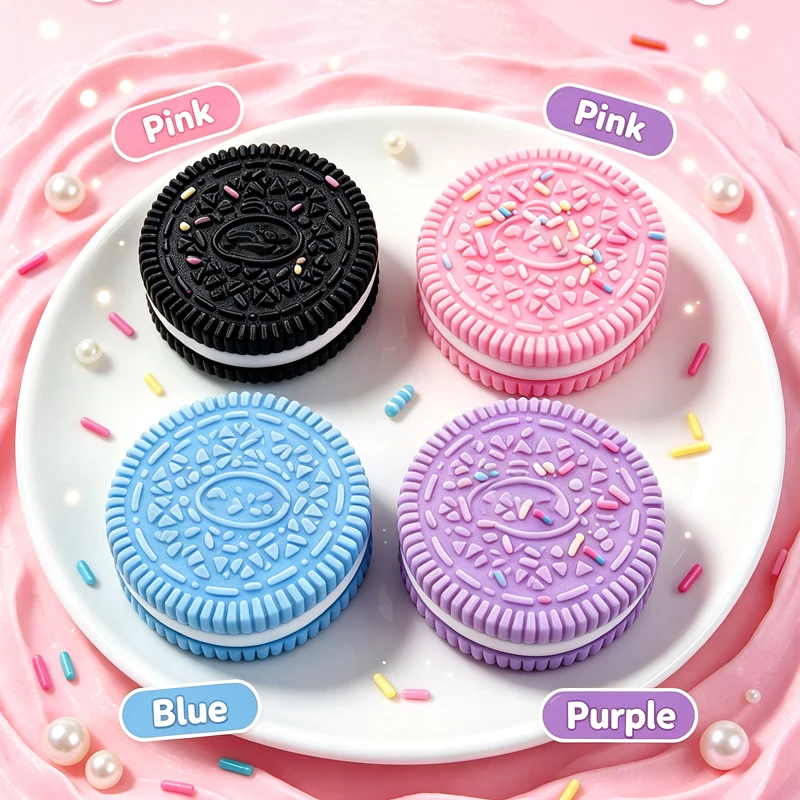 Simulated Cookie Biscuit Stress Relief Squishy Pinching Exquisite Fun Goods Texture High Beauty Stress Relieving Creative Cookie