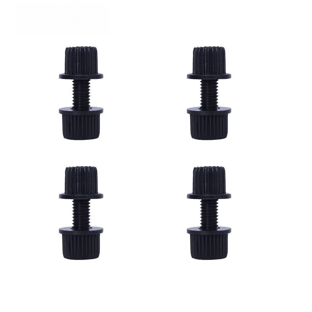 LICENSE PLATE SCREWS CONSTRUCTED FROM NYLON FOR MOTORCYCLE BOAT AND VEHICLE APPLICATIONS WITH RESISTANCE TO UV AND MOISTURE