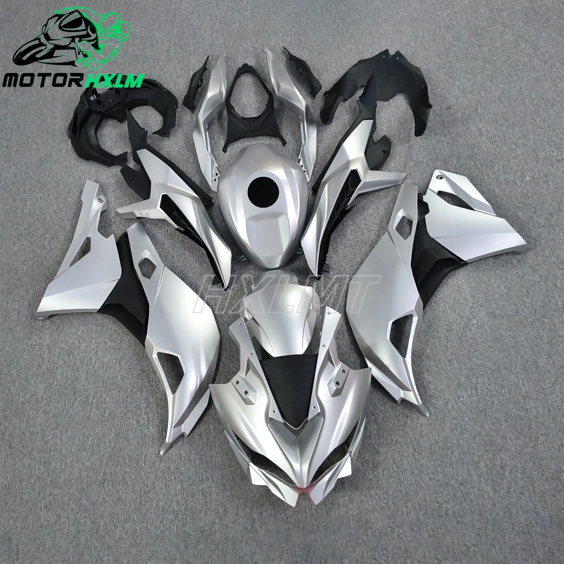 The NEW HOT ZXMT ABS Plastic Bodywork Full Fairing Kit For Kawasaki ZX-4R ZX4R ZX4R 19-23 Body Cover Shield