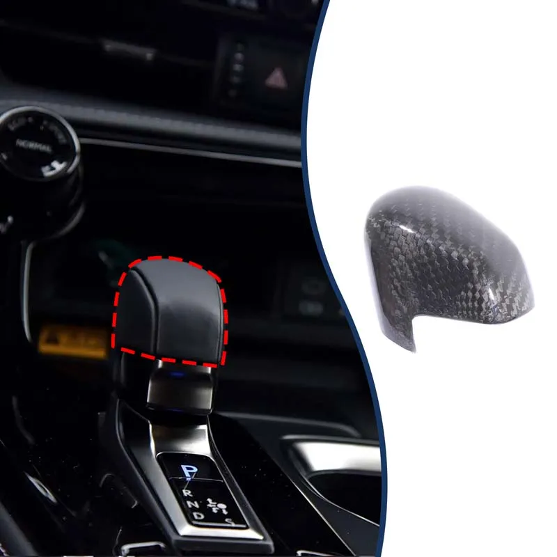 

For Lexus NX RX 2022-2025 Real Carbon Fiber Car Central Control Gear Head Decorative Cover Stickers Car Interior Accessories