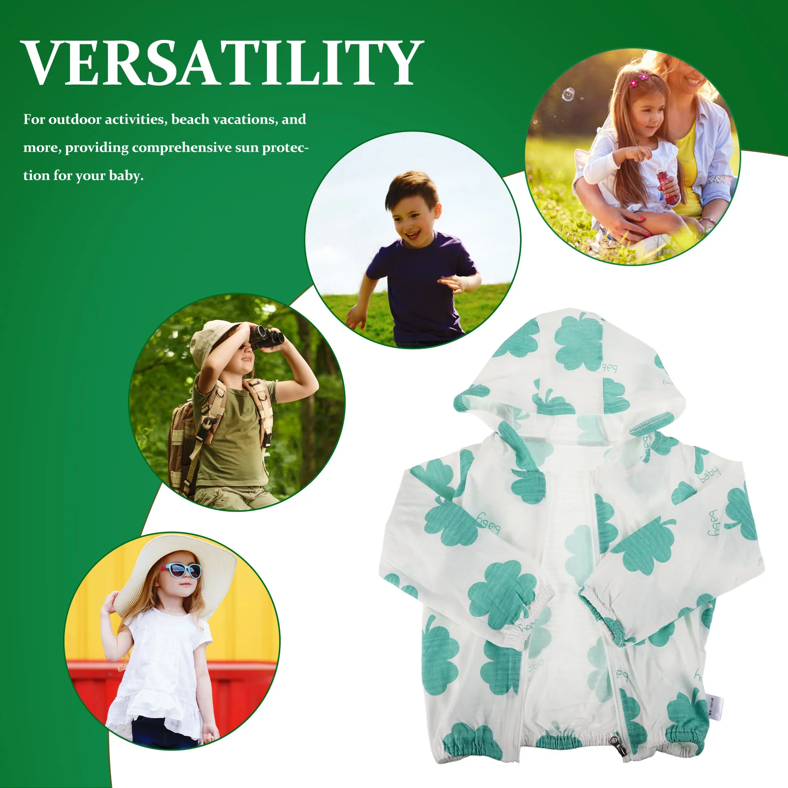 سترة حماية صيفية ملابس خفيفة الوزن قابلة للتنفس للأنشطة الخارجية ورحلات الشاطئ واقية من الشمس #4