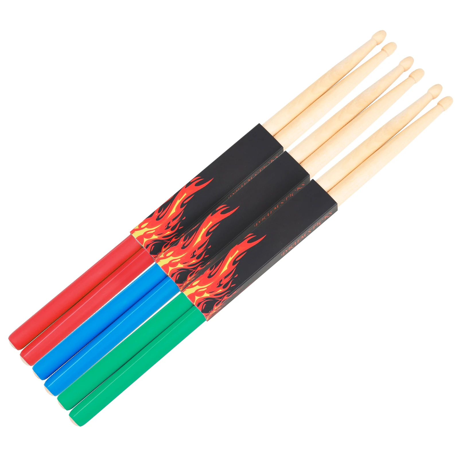 IRIN 3/12 Paar Ahorn-Drumsticks 5A/7A Professionelle Holz-Drumsticks Trommelschlägel Percussion Musikinstrument Zubehör – Detail 4