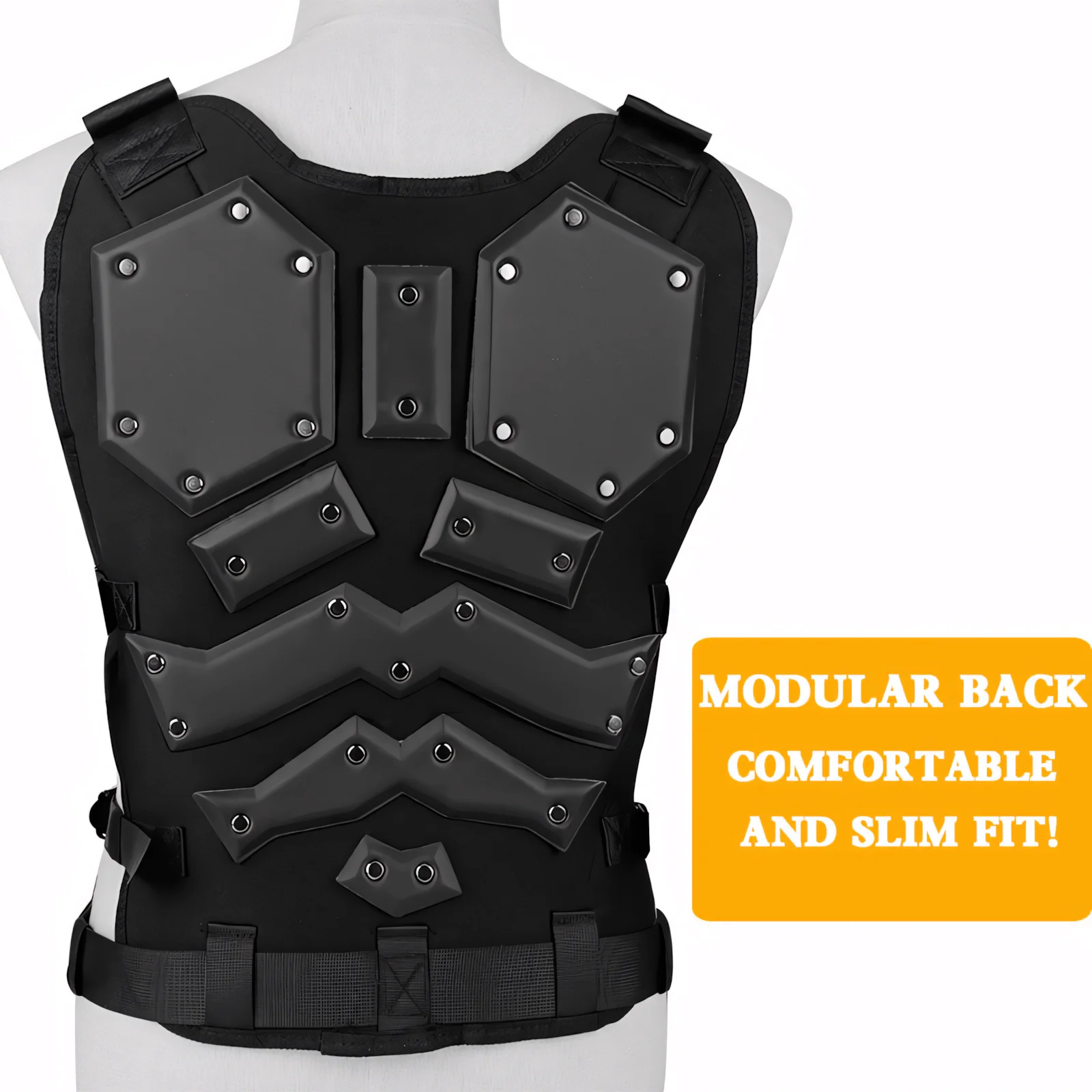 Wosport KING KONG VEST 2.0 Tactical Vest EVA Fender MOLLE D Ring Quick Release Metal Buckles Adjustable Straps for Airsoft