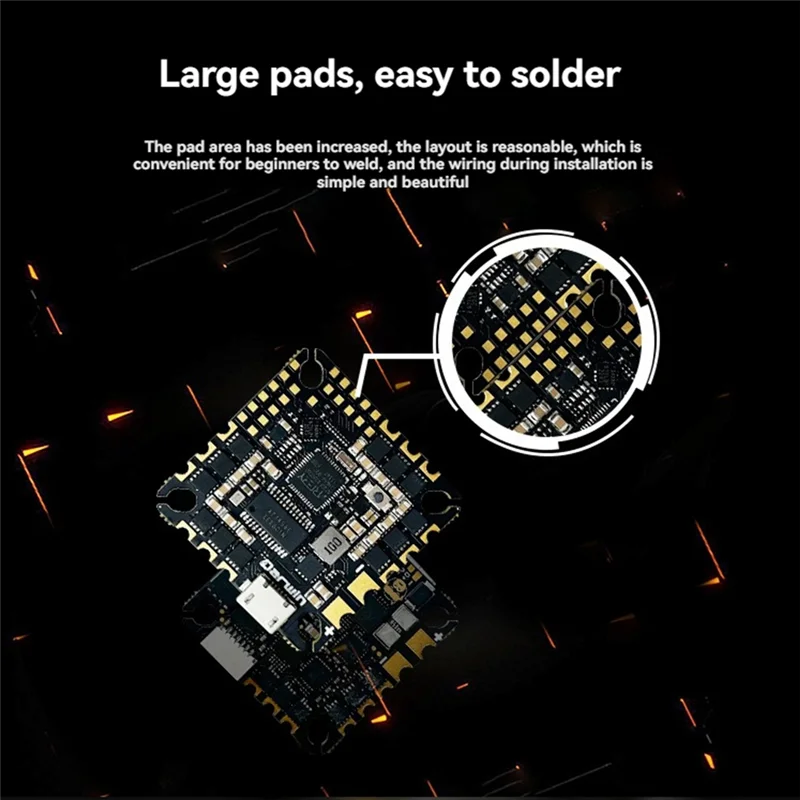 DIGIT-F435 AIO 45A Blheli_S AM32 ESC 2-6S ESC Flight Controller For FPV Drone Quadcopter RC Racing& Freestyle