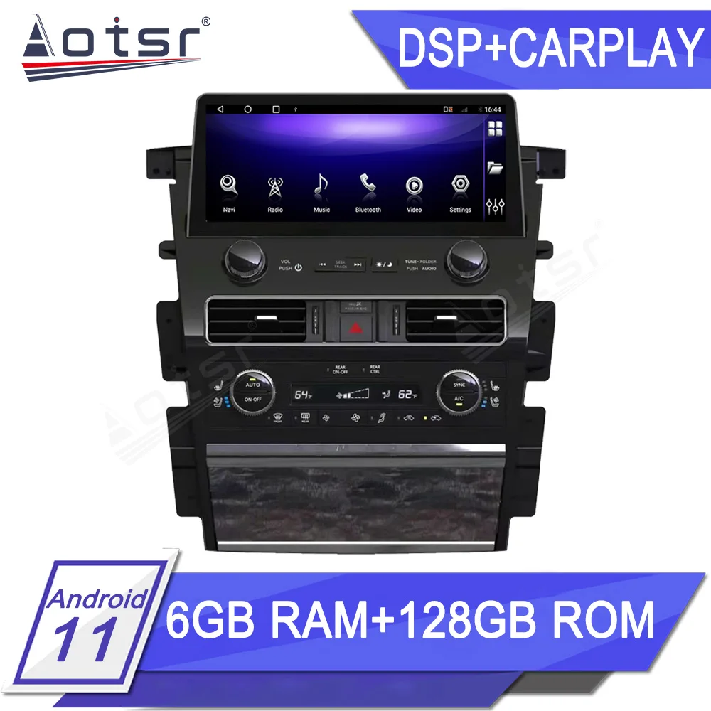 

Tesla Screen For Nissan Armada Patrol Royale SL Y62 QX80 QX56 2010 - 2020 Car Auto Android 11 Radio GPS Navigation Carplay