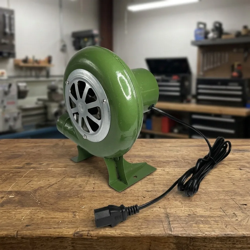 48V Electric Blower Fan BBQ Fan Electric Vehicle Charging Port Blower Outdoor Travel Stove Combustion Aid -Speed Adapter