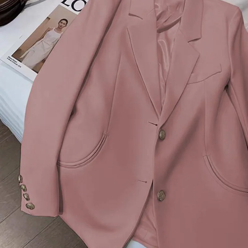 Kawaii فتاة الموضة مثير الربيع والخريف منتصف طول دعوى سترة طويلة الأكمام معطف طالب الكرتون ملابس نسائية عادية البدلة #5