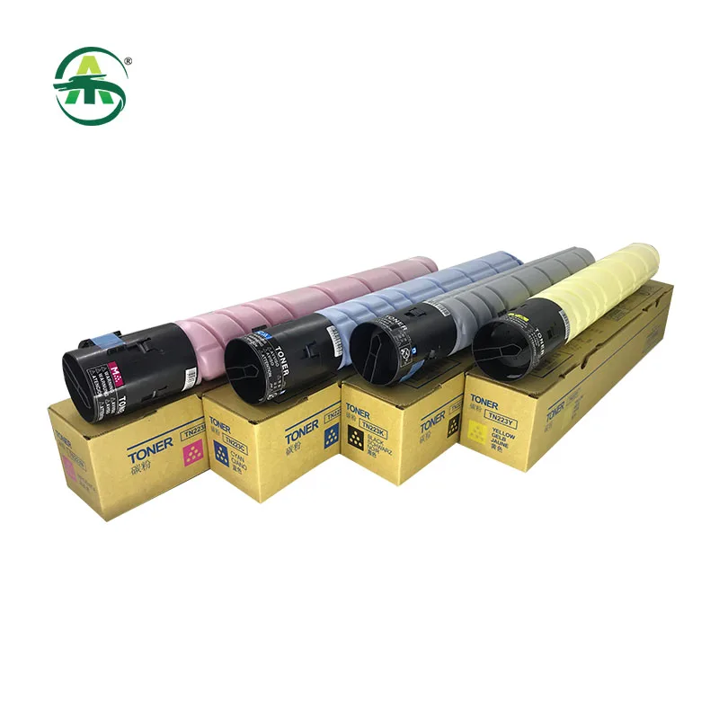 1PC BK480g CMY370g TN223 TN224 TN Toner Cartridge For Konica Minolta Bizhub C226 256 266 7222 7226 Toner Powder Compatible