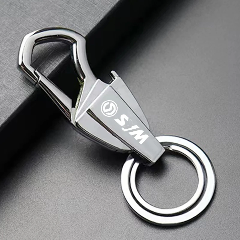 For SYM JOYMAX Z 125/250/300 MAXSYM 400i TL500 Joyride 200 Motorcycle Keychain Zinc Alloy Multifunction Car Play Keyring