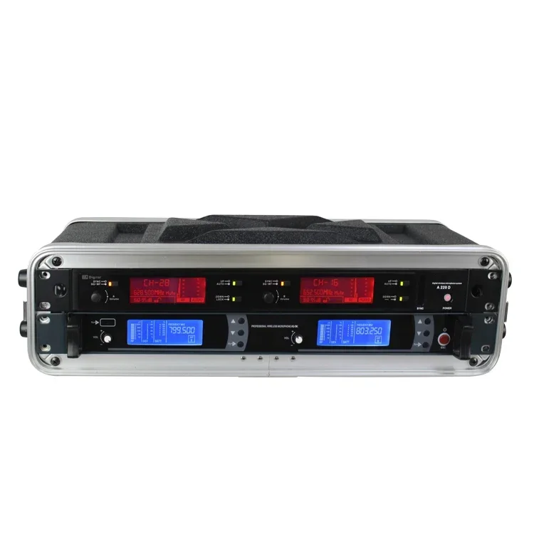 Professional microphone For 2U 3U 4U flight case for microphone power amplifier dj mixer digital processor