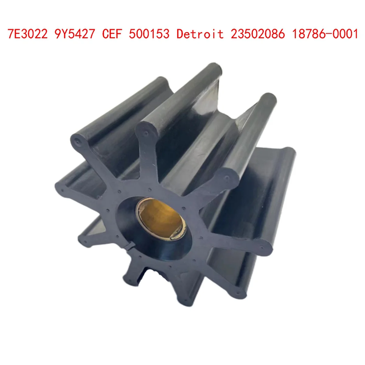 18786-0001 Impeller for Jabsco Marine Engine Water Pump for Caterpillar 7E3022 9Y5427 CEF 500153 Detroit 23502086