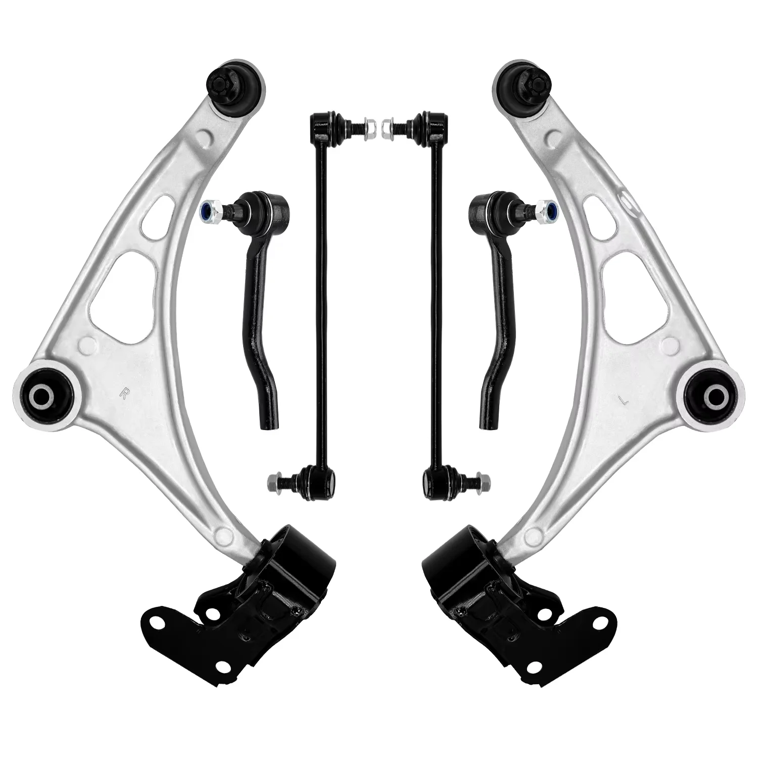 

Svenubee 6Pcs Front Lower Control Arm Sway Bar Link Tie Rod Kits for Acura MDX Honda Pilot Passport Ridgeline 2014-2022 MS601229
