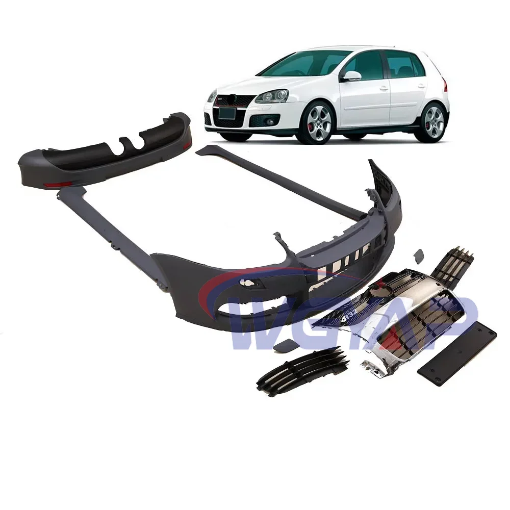 

Gti Body Kit for VW 5 New Condition Front Golf Bumper Side Skirt Rear Classic Auto Parts Upgrade