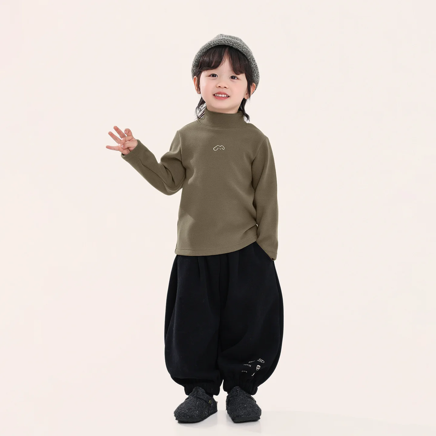 

UNITIM Infant Boys T-shirt Half Turtleneck Thicken Warm Toddler Boys Shirt New Winter Versatile Kids Baby Boys Undershirt Tops