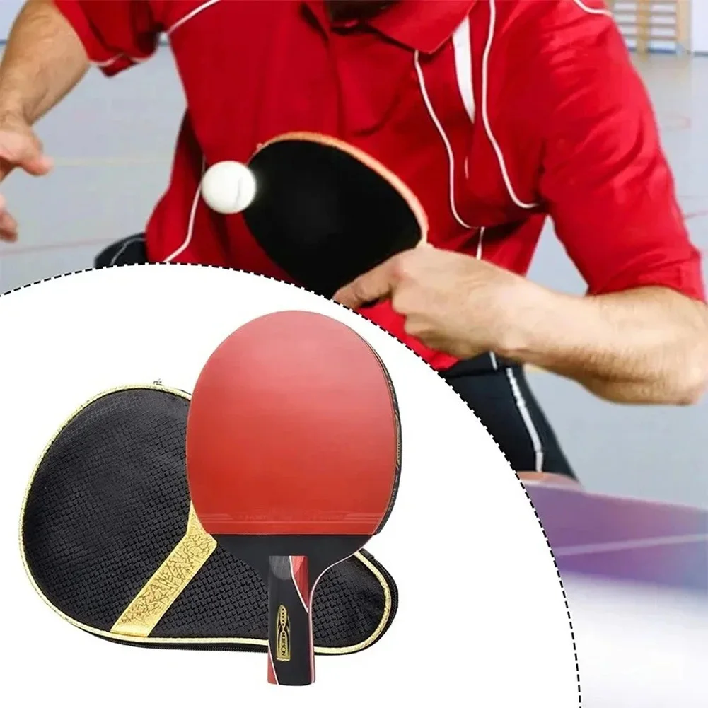 5 Stars Performance Table Tennis Racket Lightweight Ping Pong Paddle With Carbon Technology Professional Table Tennis Paddles