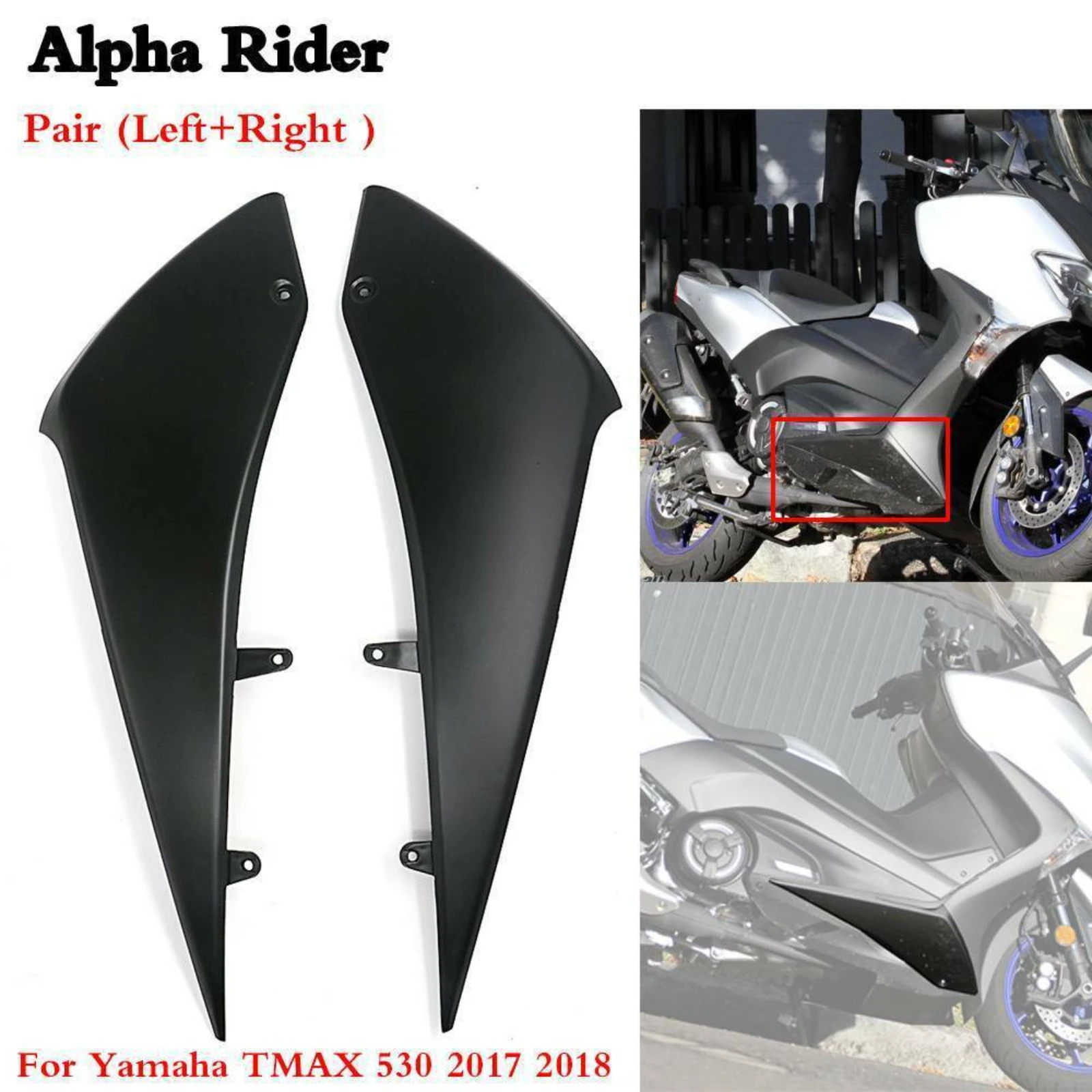 

For Yamaha TMAX 530 2017-2018 Lower Body Left Right Side Fairing Panel Side Cowl Cover Trim Modified Replacement Parts
