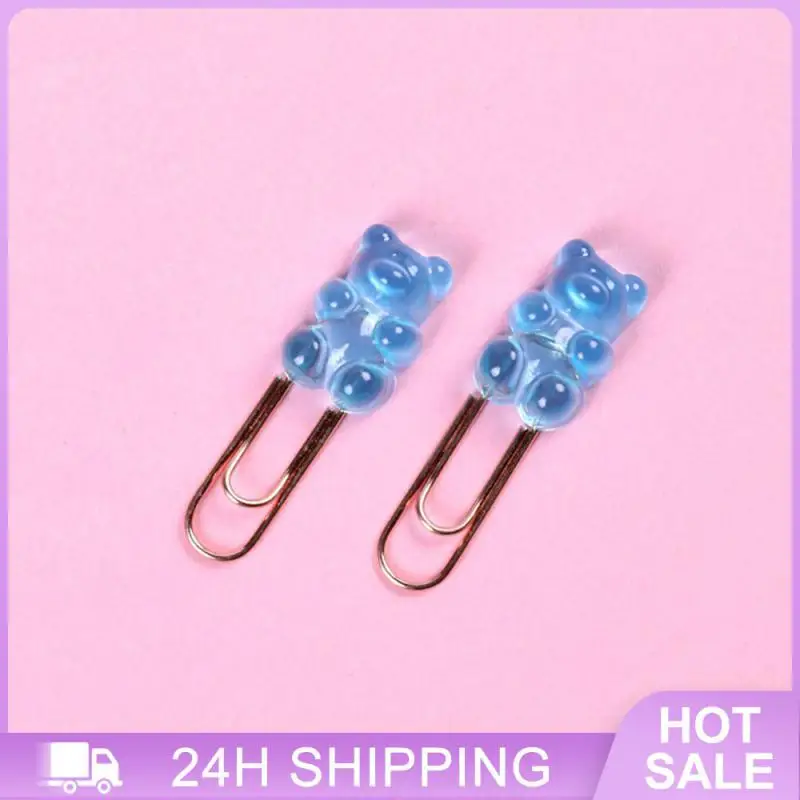 บุ๊คมาร์คคลิปหนีบกระดาษสไตล์เรียบง่ายนำมาใช้ใหม่การ์ตูนที่สร้างสรรค์น่ารักอุปกรณ์สำนักงาน