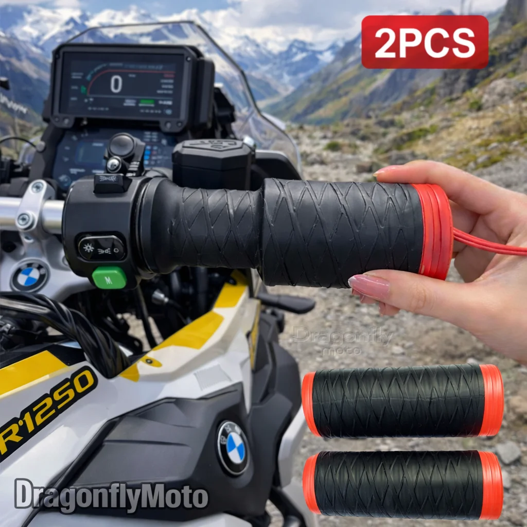 

Силиконовые накладки на руль мотоцикла для BMW R1200GS R1250GS R 1200GS R1250 GS R 1250 LC ADV, самозатягивающиеся, нескользящие