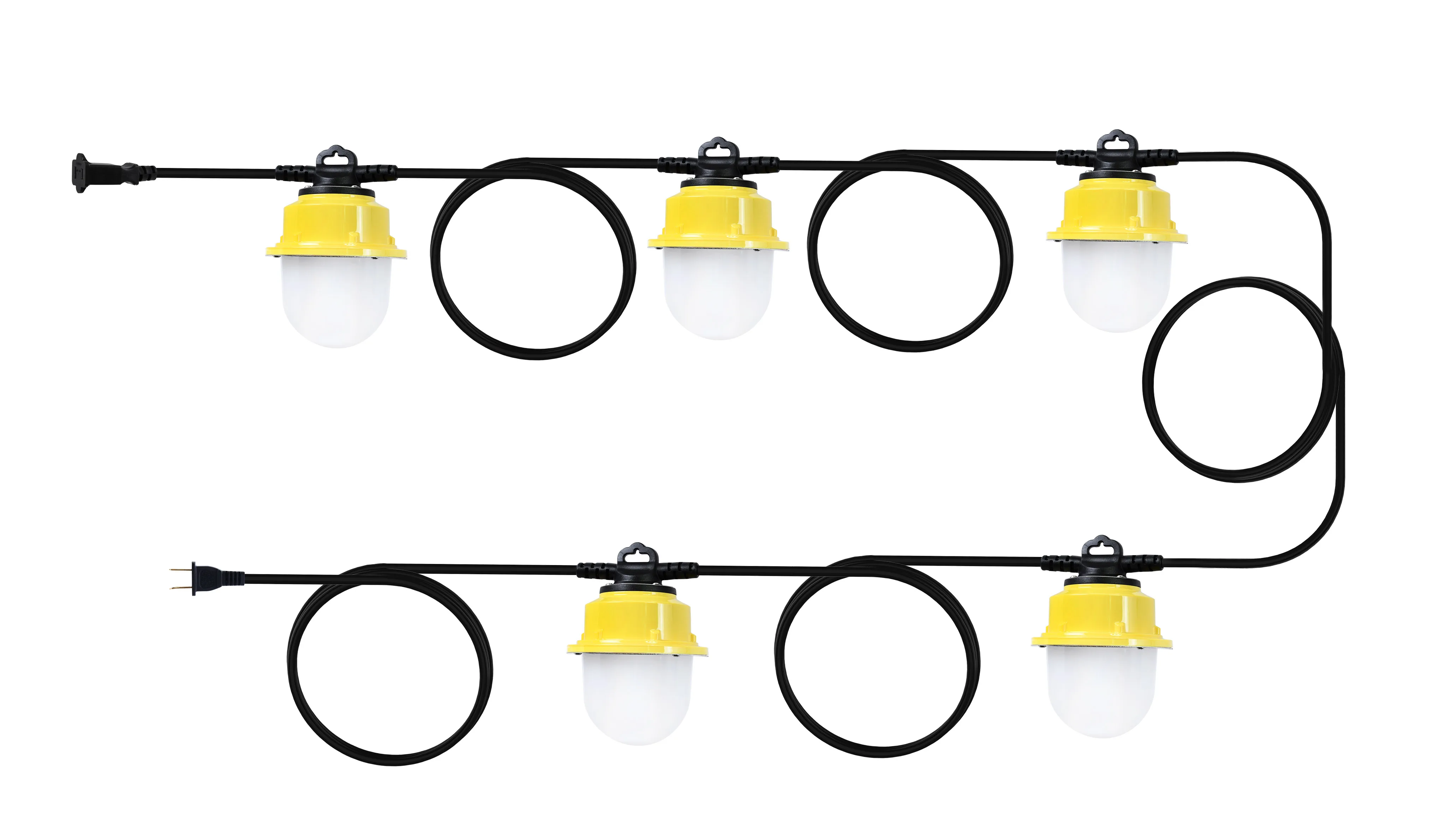 LED String Light 60W Construction Work Temporary Lighting Multiple Mounting