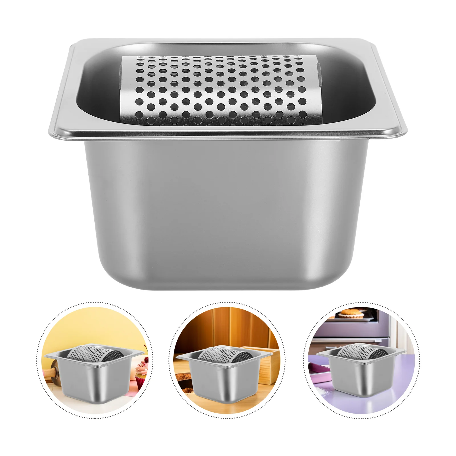 

Butter Roller for Griddle Stainless Steel 7.07x6.48x3.93 - Multipurpose Butter Spreader for Bread Burgers Toast Corn Hamburger