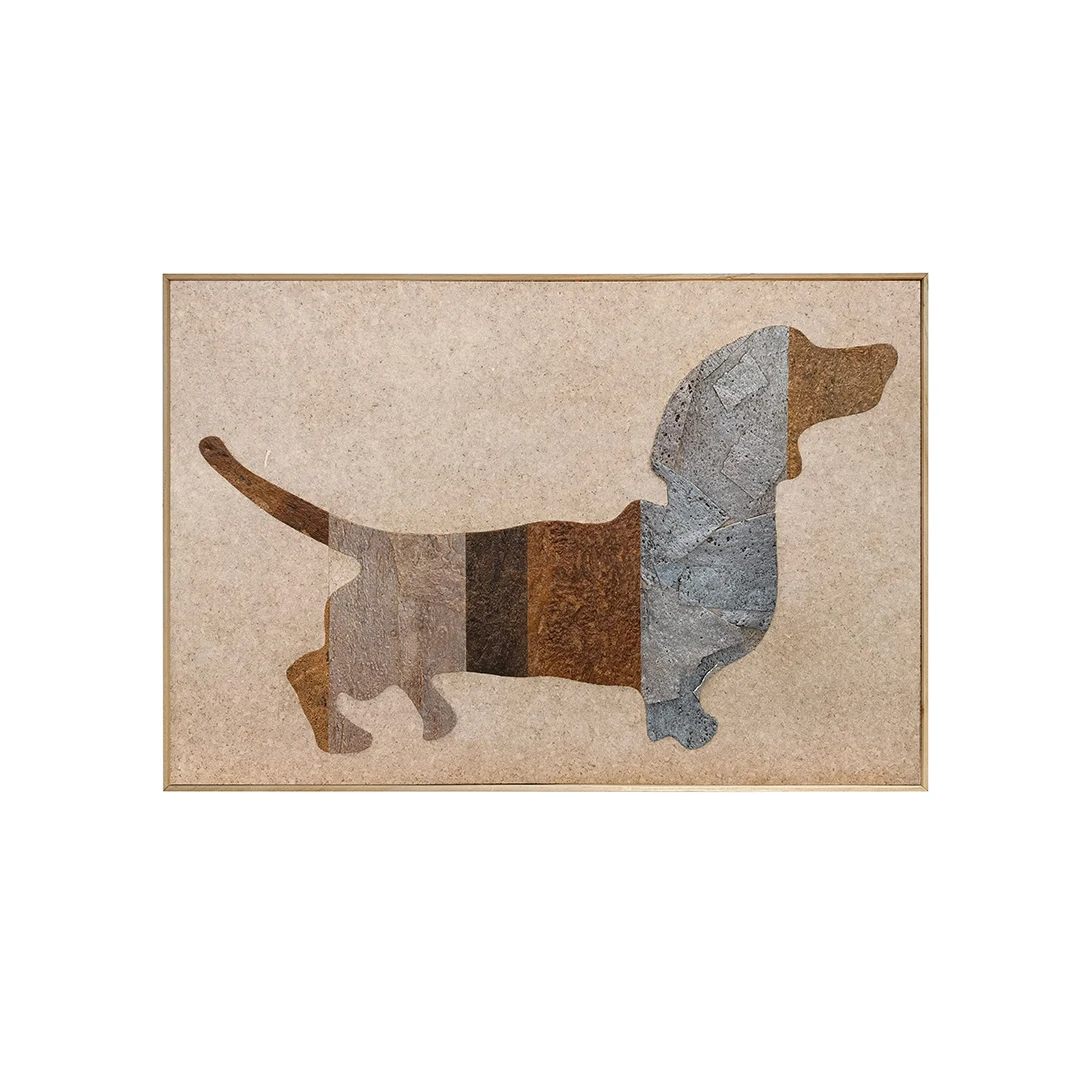 Classic Vintage Wall Art Painting Abstract Gallery Animal Wall Art Cat Portrait Luxury Cork Animal Artwork