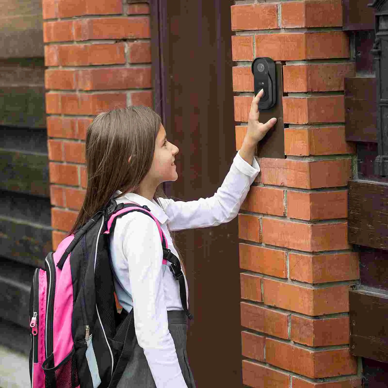 Bel pintu pintar nirkabel untuk kamera rumah terlihat konsumsi daya rendah