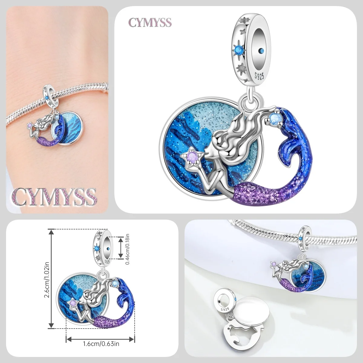 925 Sterling Silber Märchen Der Nussknacker Prinz Prinzessin Charms Perlen Passend für Armbänder Halsketten DIY Valentinstag Geschenke 2026 – Detail 19