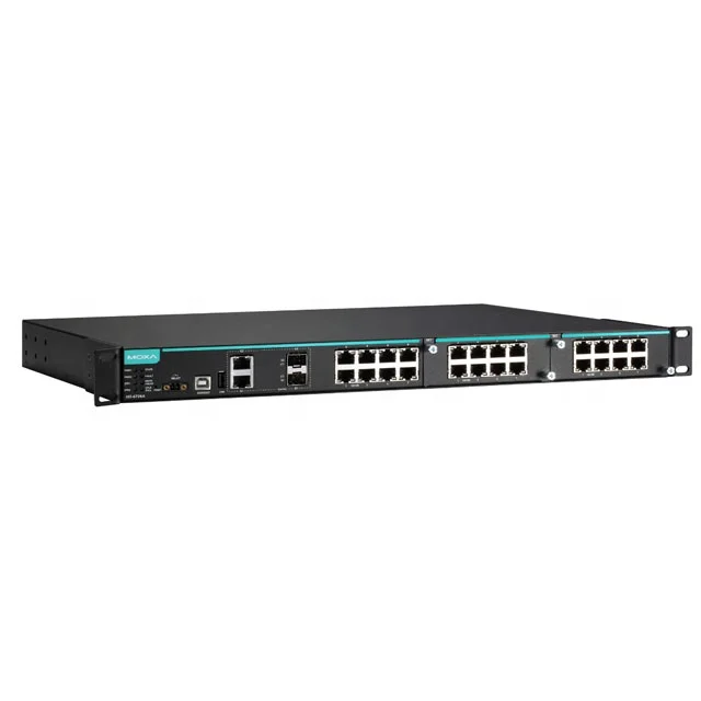 MOXA 24+2G port modular network managed Industrial Ethernet switch IKS-6726A-2GTXSFP-HV-T IKS-6726A-2GTXSFP-HV-HV-T