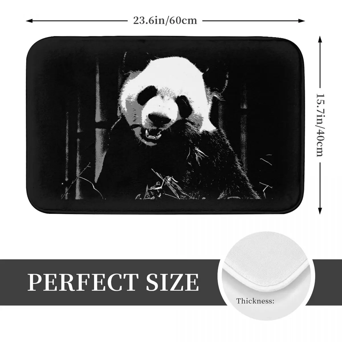 Giant Panda Bear With Tasty Ba – Bamboo Bath Mat recenzja i cena