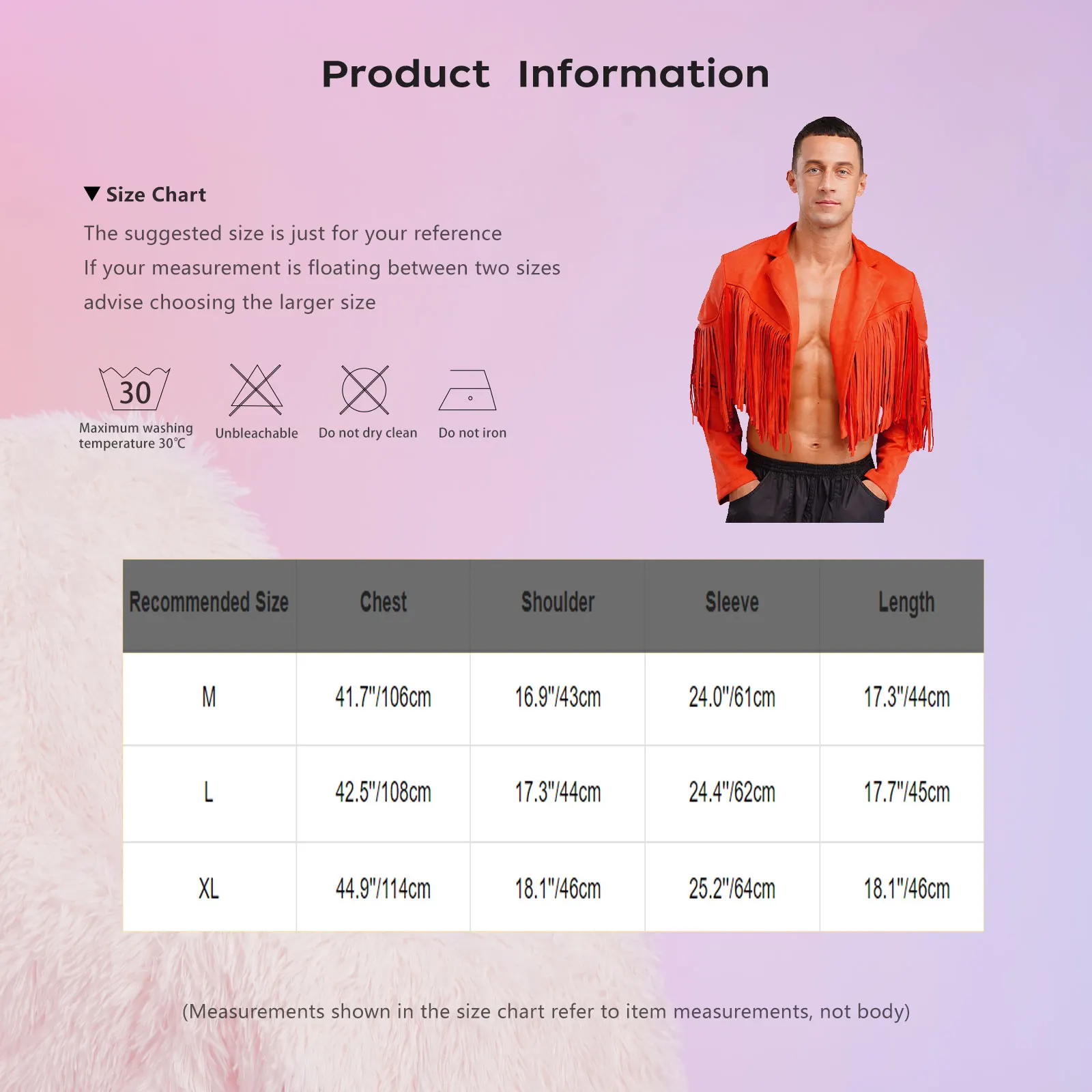 Mens Vintage Fringe Faux Suede Cropped Jackets 80s Hippie Western Cowboy Costume Lapel Long Sleeve Open Front Cardigan Clubwear