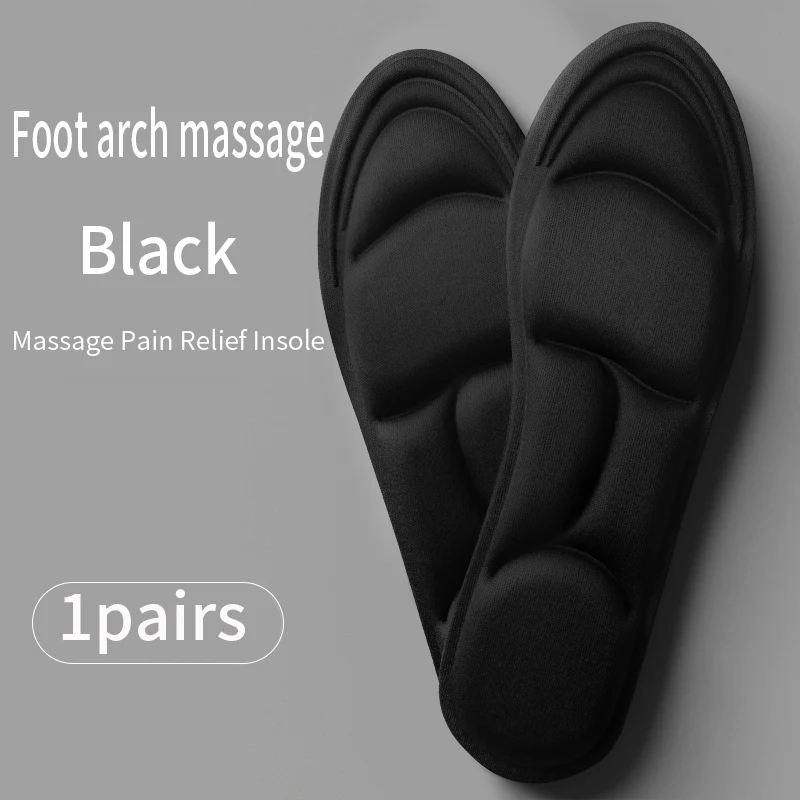 Semelles intérieures 5D pour chaussures femmes, semelles de Sport respirantes pour la course à pied, soutien de la voûte plantaire, fasciite